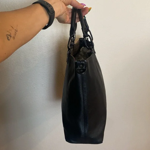 Plinio Visona made in Italy black tote